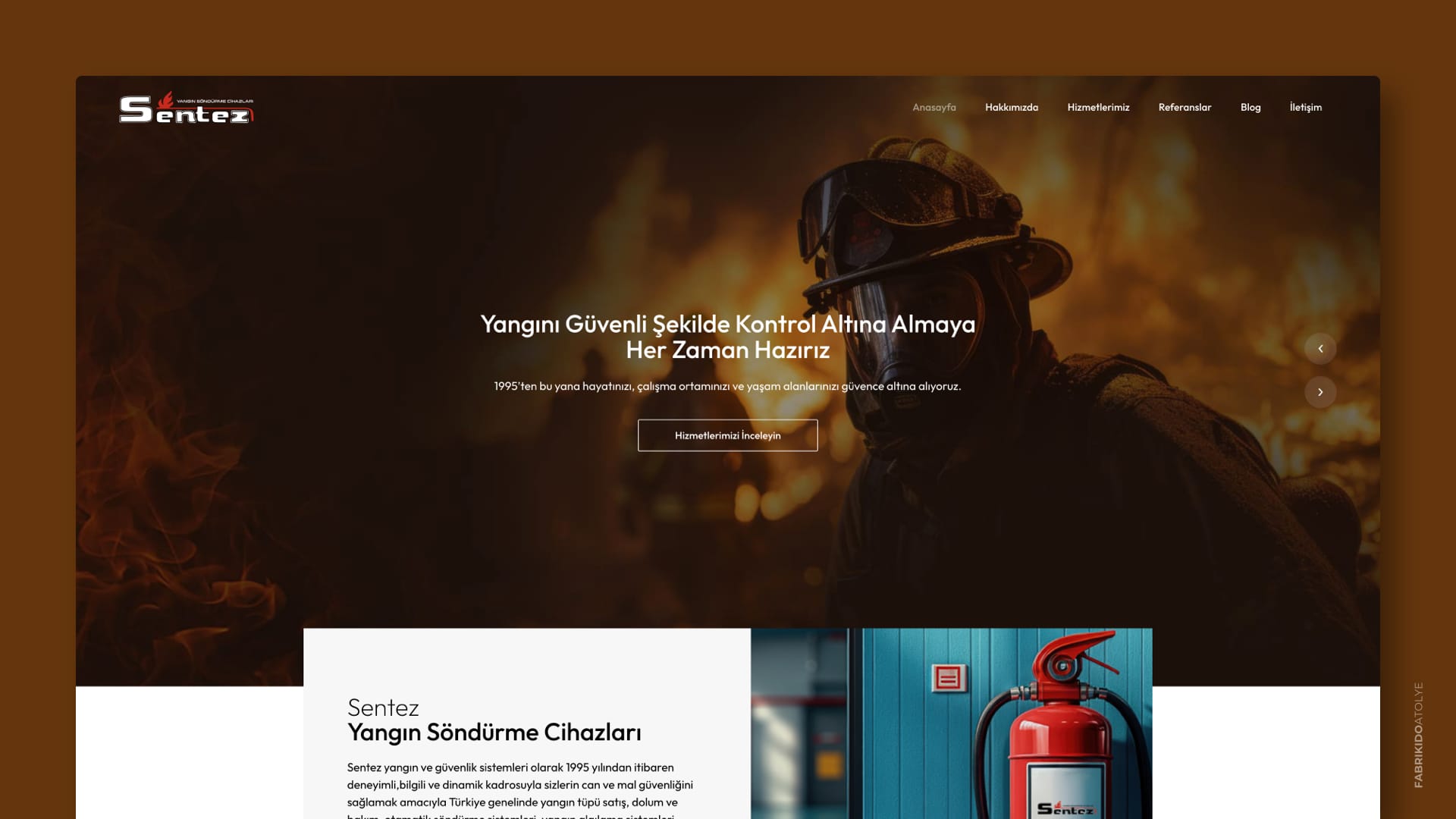 Sentez Yangın Söndürme Cihazları